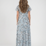 Lorine | Floral Chiffon Maxi Dress