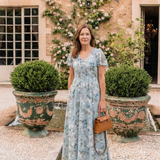 Lorine | Floral Chiffon Maxi Dress