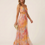 Halina | Sleeveless V Neck Pleated Maxi Dress