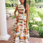 Valmarie | Sleeveless Round Neck Pleated Maxi Dress