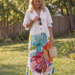 Magdalyn | Botanical Flow Maxi Dress