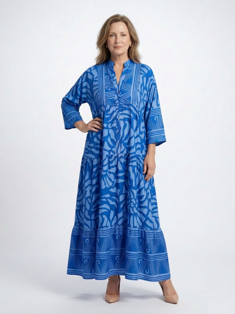 Liada | Button Front Midi Dress