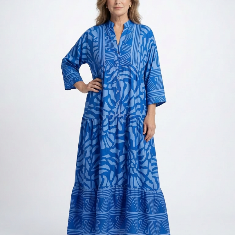 Liada | Button Front Midi Dress